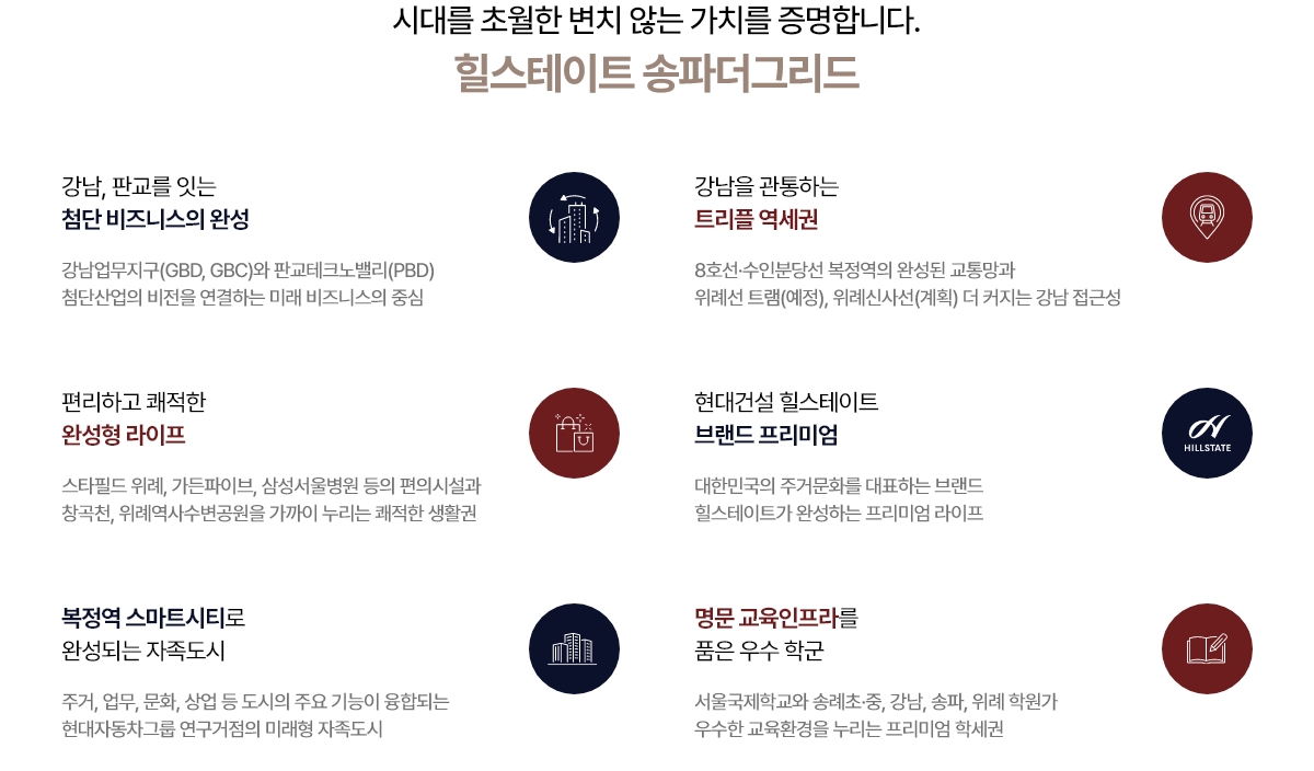 힐스테이트 송파더그리드 프리미엄 안내 이미지
